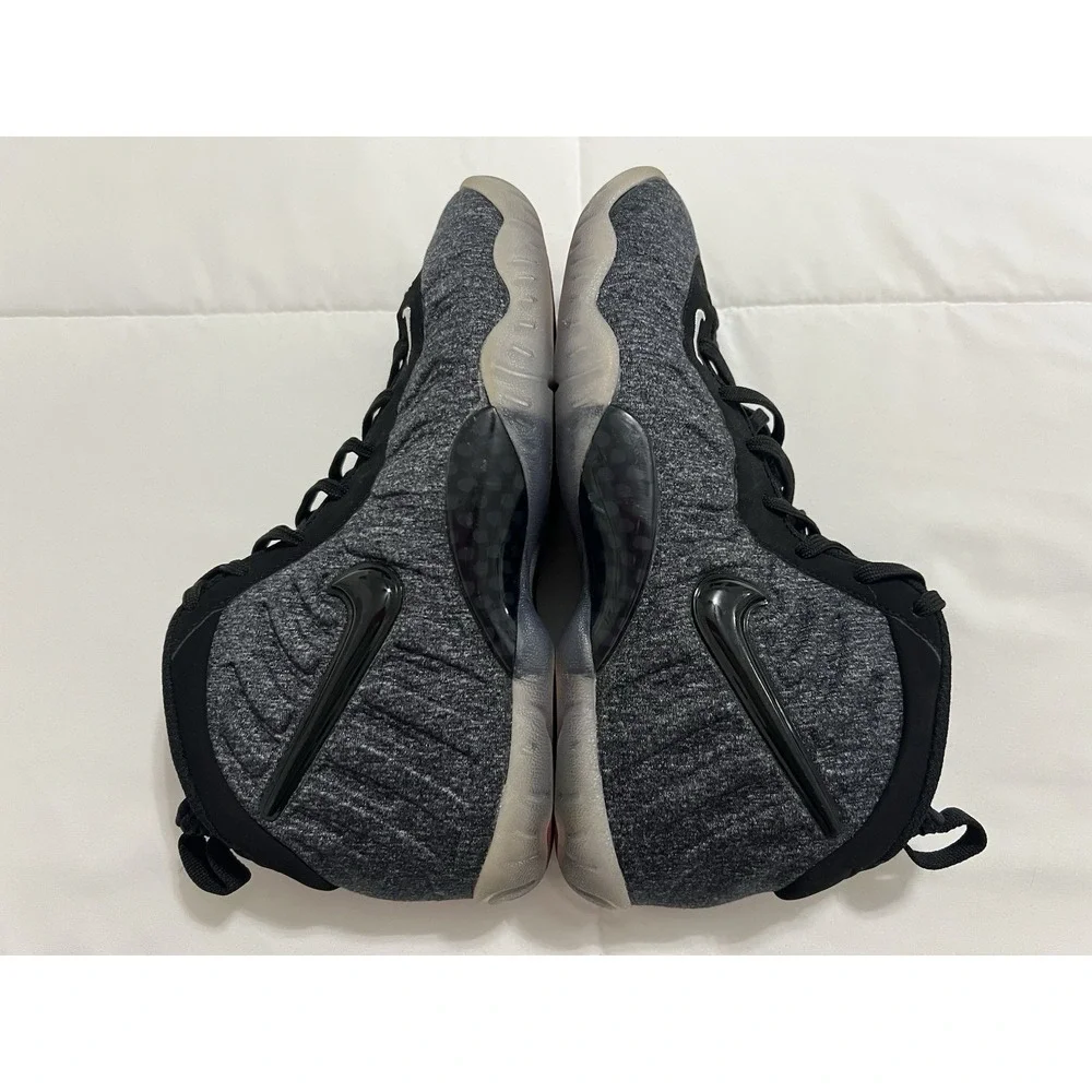 Nike Air Foamposite Pro Wool Fleece Kids Boys Suede Sneakers DarkGray Shoes 4.5Y